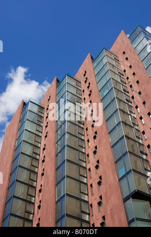 Bâtiment moderne de construction à proximité de centre-ville de Manchester, Angleterre Banque D'Images