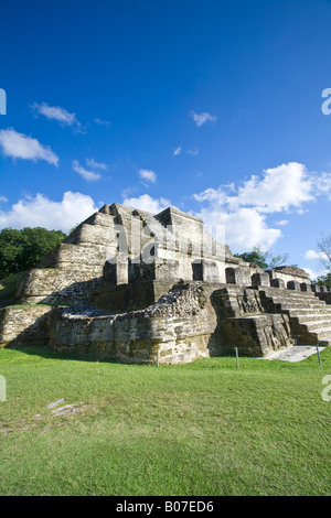 Belize, Altun Ha, Temple de la Maçonnerie modifie la struture (B-4) Banque D'Images