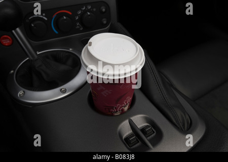 2008 Dodge Viper SRT-10 Roadster en rouge - Support de tasse avec Prop Banque D'Images