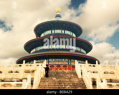 Le Temple du Ciel Pékin Banque D'Images