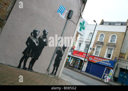 Génération Tesco par BANKSY, Essex Road, London Banque D'Images