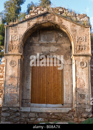 Porte des ruines, des bains ottomans (hammam), Agora, Athènes, Grèce Banque D'Images