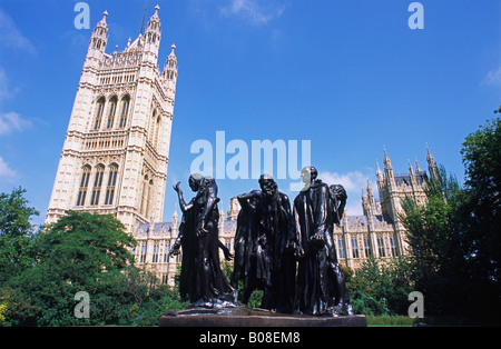 Les Bourgeois de Calais, d'Auguste Rodin (1840-1917) Banque D'Images