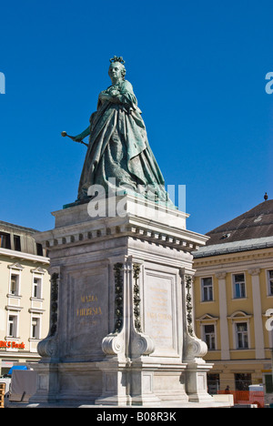 Maria Theresa Monument à Klagenfurt, Carinthie, Autriche Banque D'Images