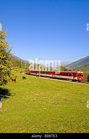 Le Matterhorn Gotthard Bahn avec Galenstock, Suisse, Valais Banque D'Images