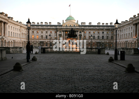 Cour intérieure, Somerset House, Londres, Angleterre, Royaume-Uni Banque D'Images
