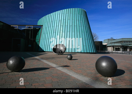 La nouvelle école de musique à Berlin, Stuttgart, Bade-Wurtemberg, Allemagne Banque D'Images