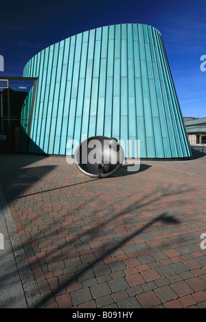 La nouvelle école de musique à Berlin, Stuttgart, Bade-Wurtemberg, Allemagne Banque D'Images