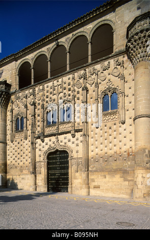 Palacio de Jabalquinto, palace à Baeza, Jaén, Andalousie, Espagne Banque D'Images