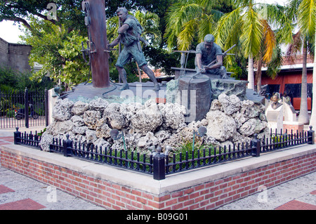 Un monument de marin historique de Key West en Floride USA Banque D'Images