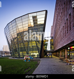 Bibliothèque dans la ville de Dortmund, en Allemagne, en Rhénanie du Nord-Westphalie, Ruhr, Dortmund Banque D'Images