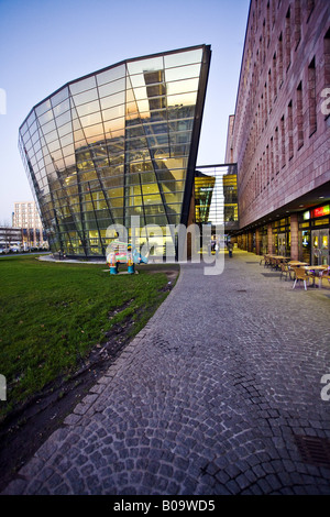 Bibliothèque dans la ville de Dortmund, en Allemagne, en Rhénanie du Nord-Westphalie, Ruhr, Dortmund Banque D'Images