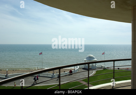 Vue du pavillon de la warr Bexhill on Sea East Sussex Banque D'Images