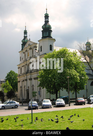 Pologne Cracovie Église St Bernards Banque D'Images