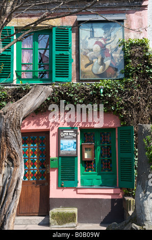 Au Lapin Agile le célèbre cabaret de Montmartre à Paris Banque D'Images