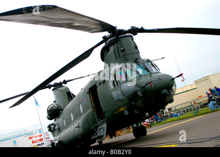 L'hélicoptère de transport Chinook de la RAF Banque D'Images