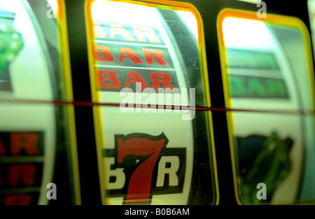 Dans machine à sous casino de Las Vegas NEVADA USA Banque D'Images