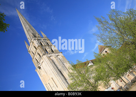 Église abbatiale de Saint-Savin sur Gartempe Banque D'Images