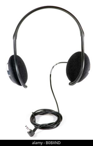 Casque noir Banque D'Images