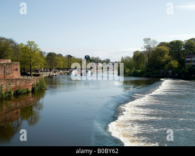 La rivière Dee, Chester, le nord-ouest de l'Angleterre Banque D'Images