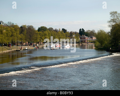 La rivière Dee, Chester, le nord-ouest de l'Angleterre Banque D'Images