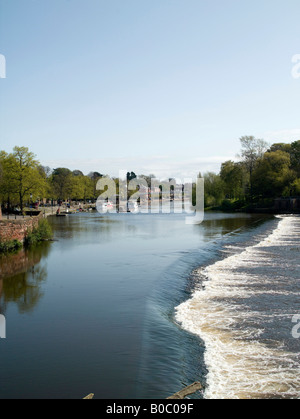 La rivière Dee, Chester, le nord-ouest de l'Angleterre Banque D'Images