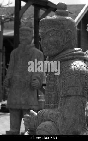 Les guerriers chinois Banque D'Images