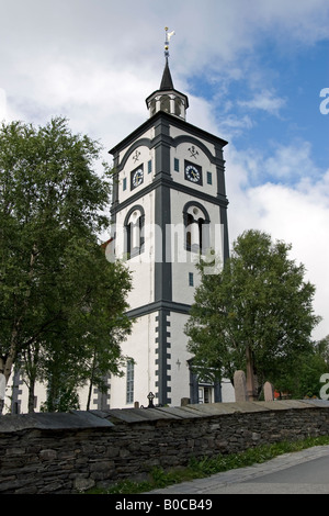 Røros Eglise dans le centre-ville de Røros, Sør-Trøndelag, Norvège Banque D'Images