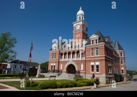 Elbert County Courthouse situé au centre-ville de Elberton Georgia dans la partie nord-est de l'état près de la Caroline du Sud Banque D'Images