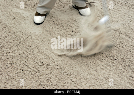 Piège à sable swing Banque D'Images