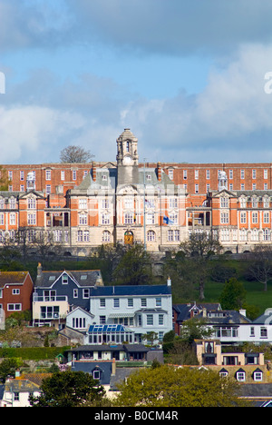 Le Britannia Royal Naval College, Dartmouth, Devon, Angleterre Banque D'Images