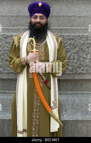 Le Vaisakhi Mela - nouvel an sikh - Célébration à Londres Banque D'Images