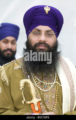 Le Vaisakhi Mela - nouvel an sikh - Célébration à Londres Banque D'Images