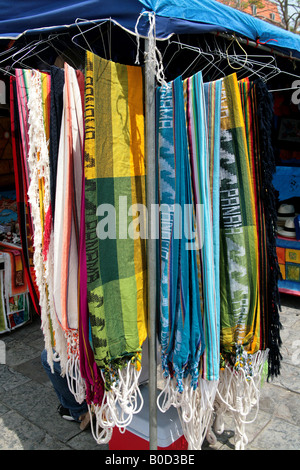 Brocante de la rue du marché à Plaza Catedral de la ville de Panama, Vieille Ville Banque D'Images