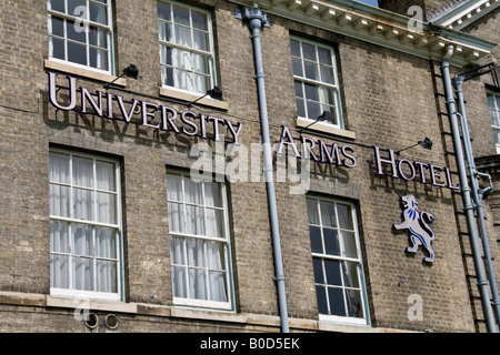 University Arms Hotel sign, Banque D'Images