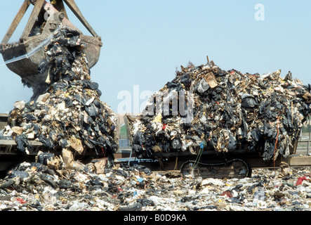 Le Fresh Kills décharge de Staten Island à New York Banque D'Images