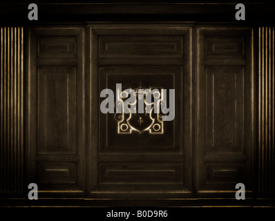 Salle de bal (salle de danse). Château de Fontainebleau (Fontainebleau). Département de Seine et Marne. La France. Banque D'Images