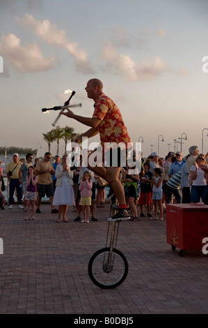 Key West Sunset Celebration Banque D'Images