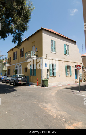 Israël Tel Aviv Neve Tzedek Agnon Maison résidence de l'écrivain lauréat du prix Nobel, Shmuel Yosef Agnon au 2 rue Rokah Banque D'Images