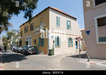 Israël Tel Aviv Neve Tzedek Agnon Maison résidence de l'écrivain lauréat du prix Nobel, Shmuel Yosef Agnon au 2 rue Rokah Banque D'Images