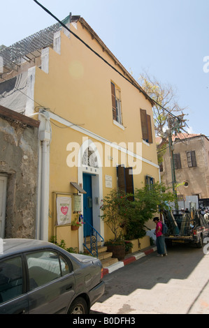 Israël Tel Aviv Neve Tzedek Agnon Maison résidence de l'écrivain lauréat du prix Nobel, Shmuel Yosef Agnon au 2 rue Rokah Banque D'Images