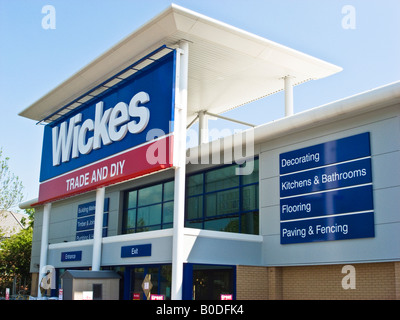 Entrée de Wickes nouveau magasin dans la région de Inglewood England UK UE Banque D'Images