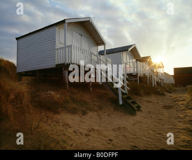 Cabines de plage de Hunstanton, Norfolk, Angleterre Banque D'Images