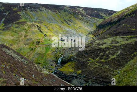 Mine de plomb Swinner Gill, près de Muker, Upper Swaledale, Yorkshire Dales National Park, England UK Banque D'Images