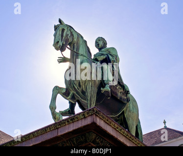 Statue de Joseph II en Josefplatz. Vienne, Autriche Banque D'Images