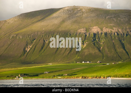 Ravins d'érosion sur Ward Hill, Hoy, îles Orcades, Ecosse, Royaume-Uni Banque D'Images