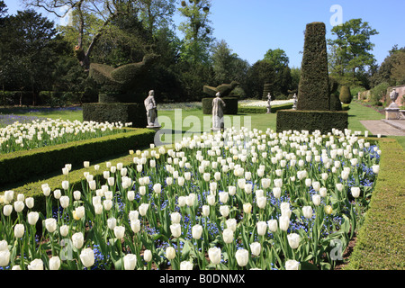 Le jardin à Cliveden Buckinghamshire Angleterre Banque D'Images