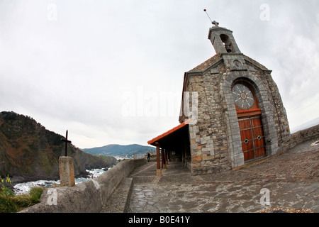 SAN JUAN DE GAZTELUGATXE BIZKAIA ESPAGNE PAYS BASQUE Banque D'Images