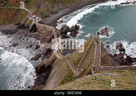 SAN JUAN DE GAZTELUGATXE BIZKAIA ESPAGNE PAYS BASQUE Banque D'Images