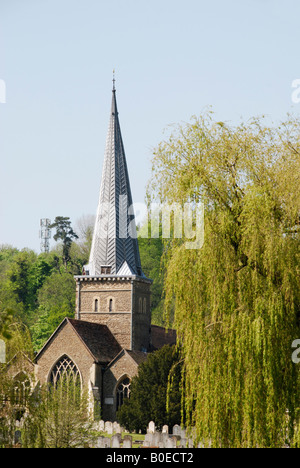 Église paroissiale de Saint Pierre et Saint Paul GODALMING Surrey England UK Banque D'Images